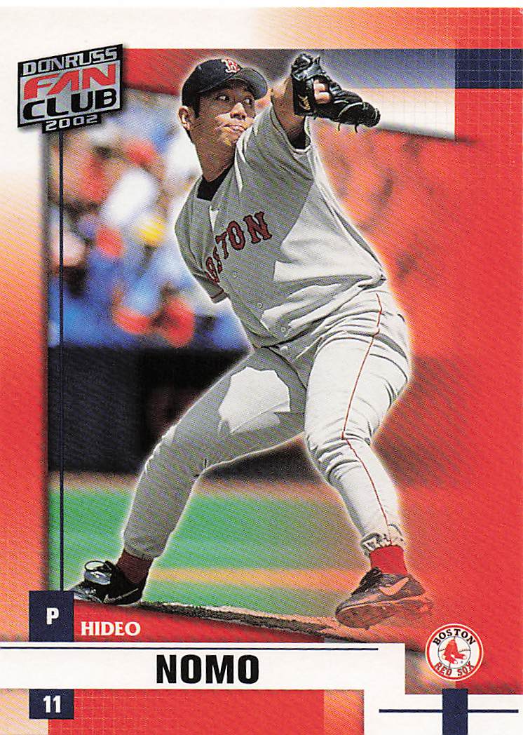 2002 Donruss Fan Club Baseball Hideo Nomo #143