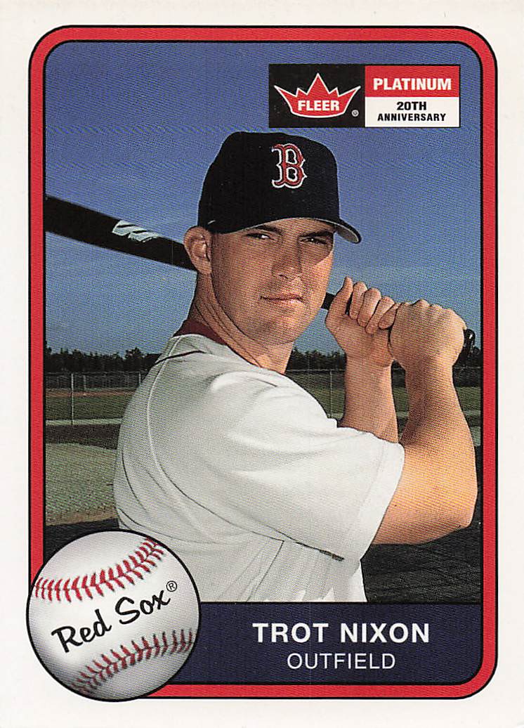 2001 Fleer Platinum Baseball Trot Nixon #163