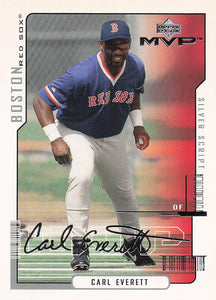 2000 Upper Deck MVP Baseball Silver Script Carl Everett #182