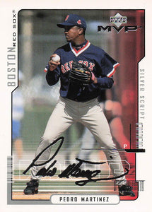 2000 Upper Deck MVP Baseball Silver Script Pedro Martinez #181