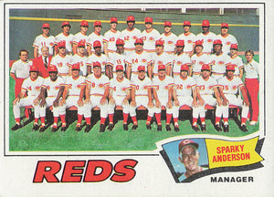 1977 Topps Baseball Cincinnati Reds / Sparky Anderson TC, MGR, CL #287