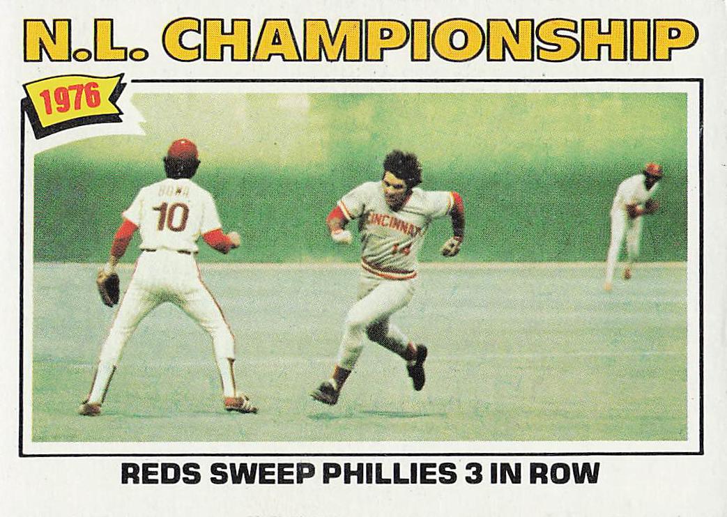 1977 Topps Baseball 1976 N.L. Championship #277