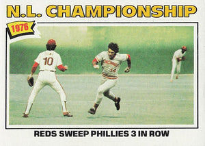 1977 Topps Baseball 1976 N.L. Championship #277
