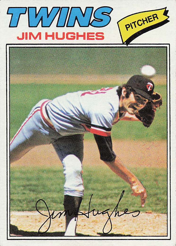 1977 Topps Baseball Jim Hughes #304
