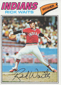 1977 Topps Baseball Rick Waits #306