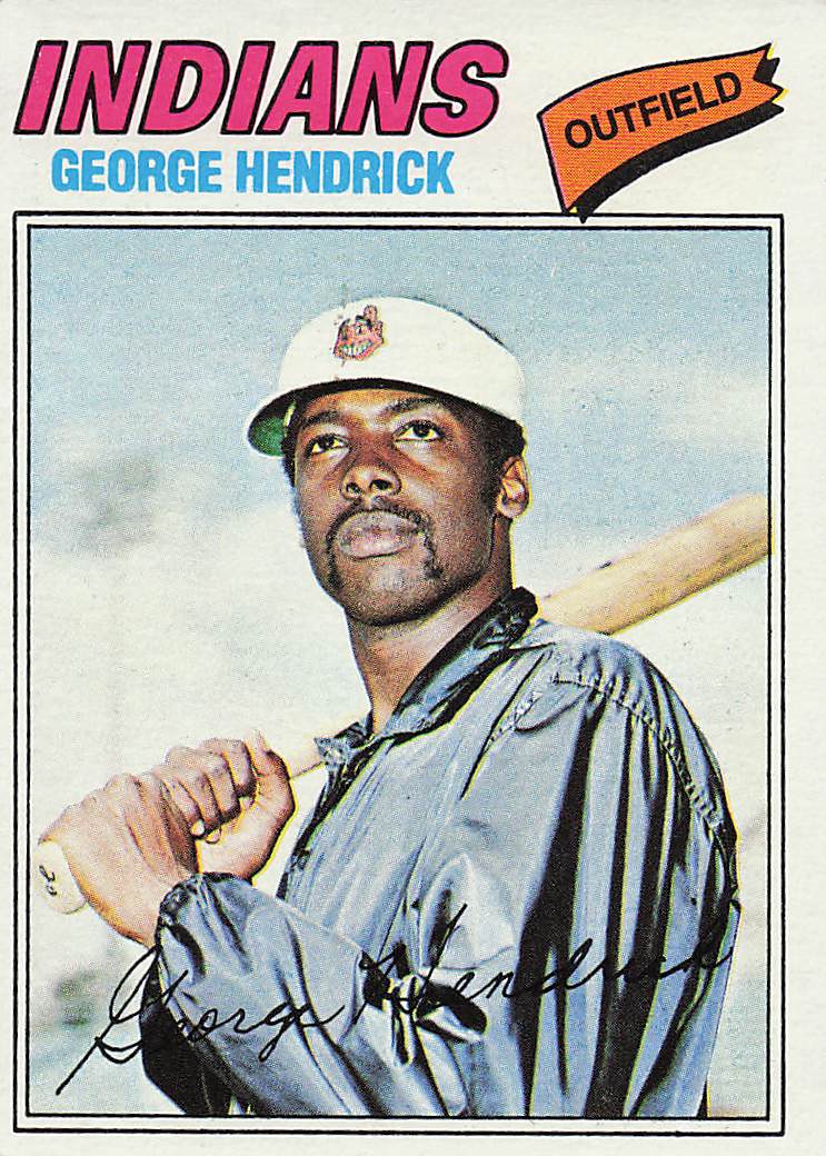 1977 Topps Baseball George Hendrick #330