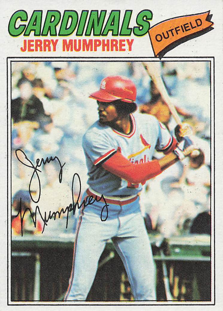 1977 Topps Baseball Jerry Mumphrey #136 Rookie