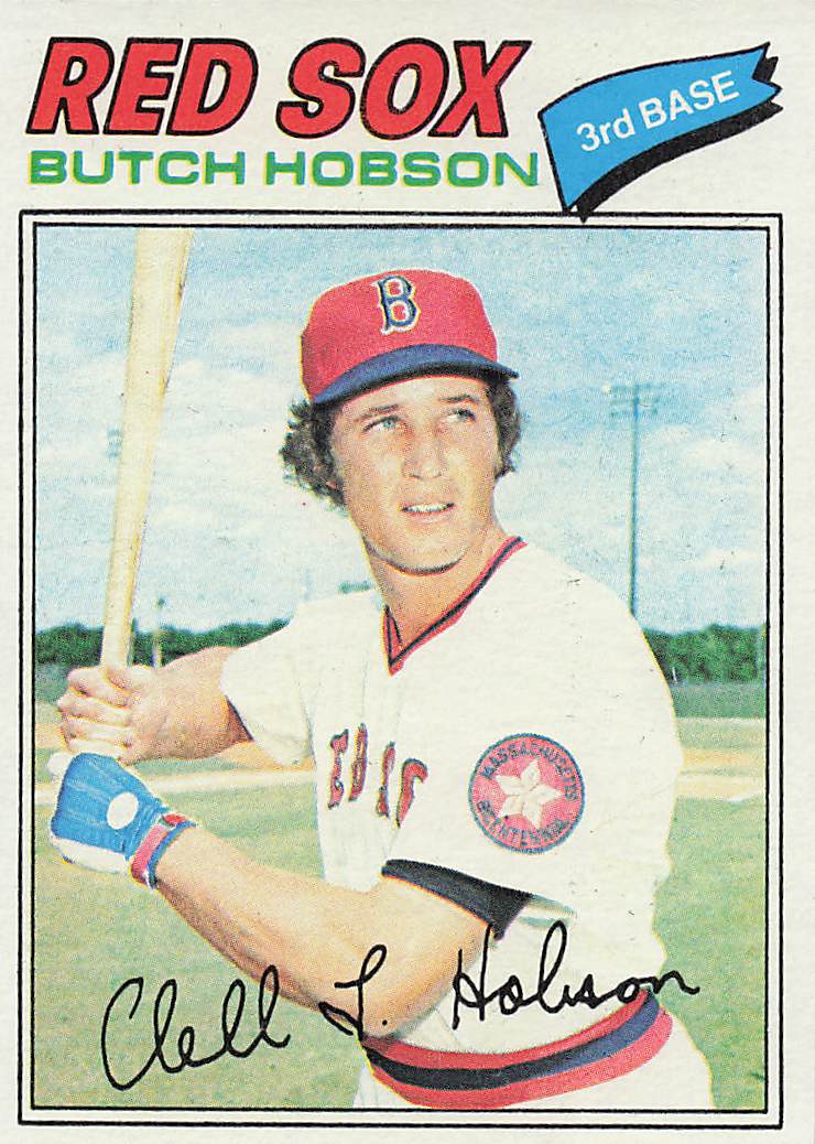 1977 Topps Baseball Butch Hobson #89 Rookie