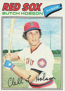 1977 Topps Baseball Butch Hobson #89 Rookie