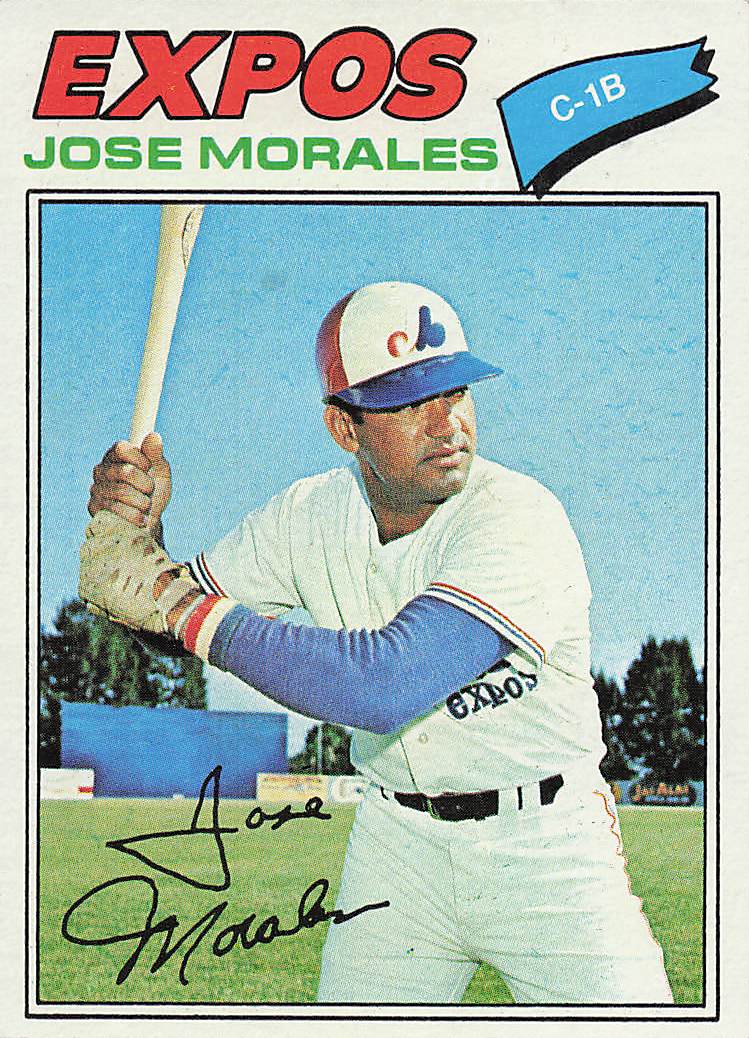 1977 Topps Baseball Jose Morales #102