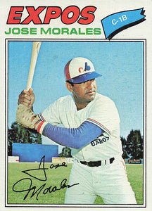 1977 Topps Baseball Jose Morales #102
