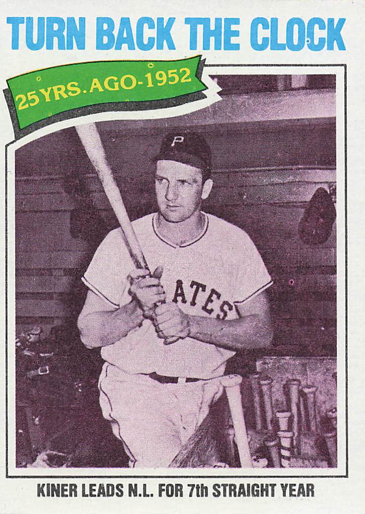 1977 Topps Baseball Ralph Kiner #437