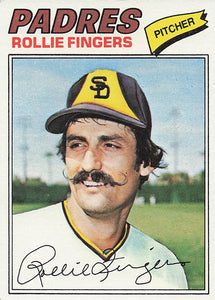 1977 Topps Baseball Rollie Fingers #523
