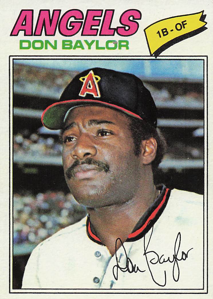 1977 Topps Baseball Don Baylor #462