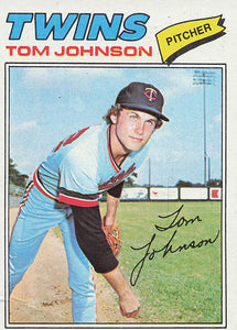 1977 Topps Baseball Tom Johnson #202