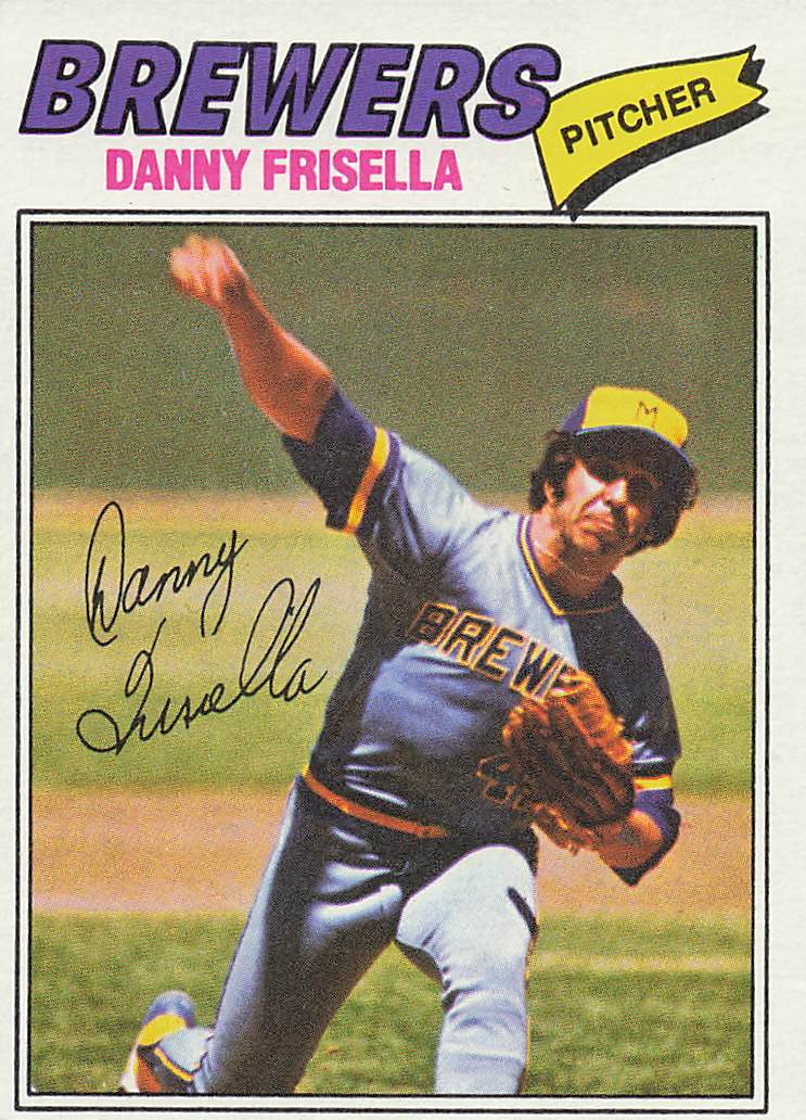 1977 Topps Baseball Danny Frisella #278