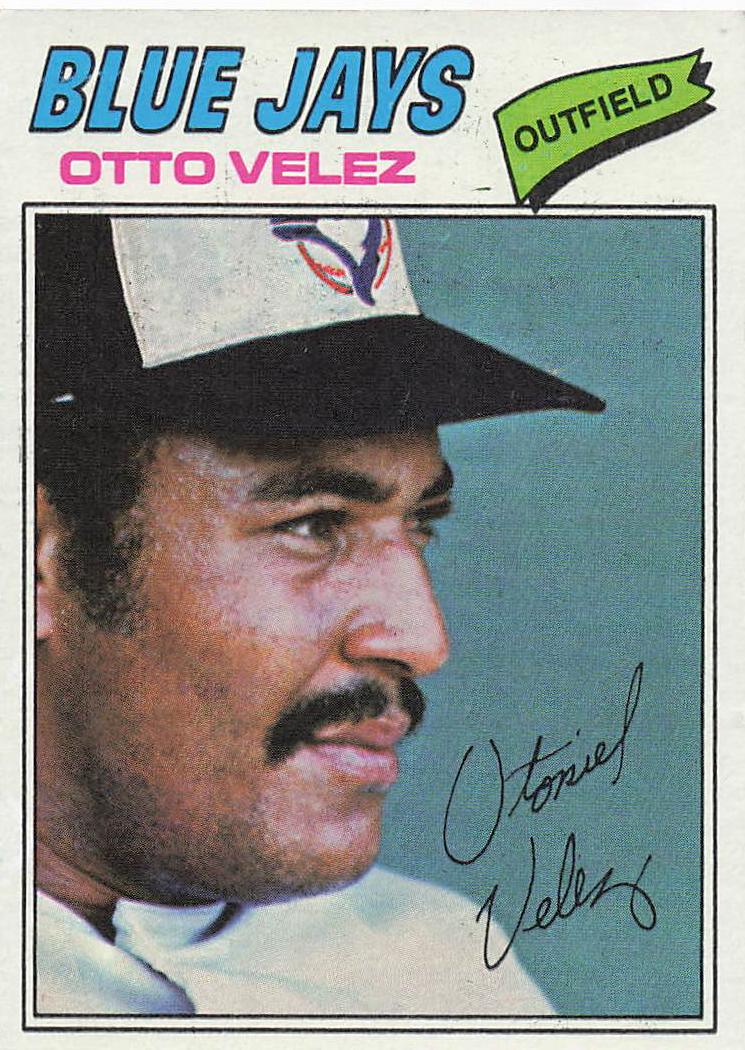 1977 Topps Baseball Otto Velez #299