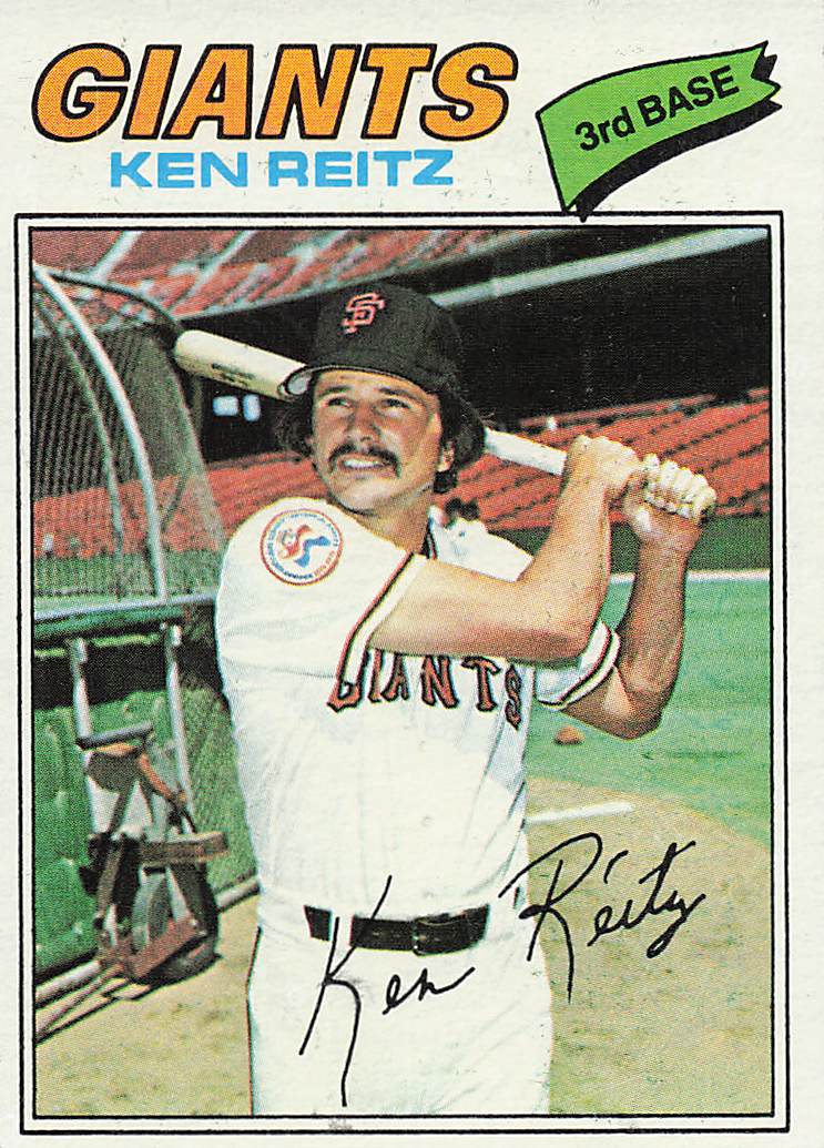1977 Topps Baseball Ken Reitz #297