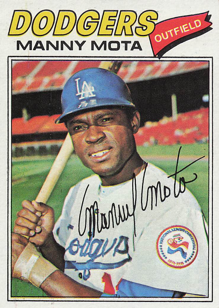 1977 Topps Baseball Manny Mota #386