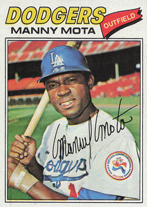 1977 Topps Baseball Manny Mota #386