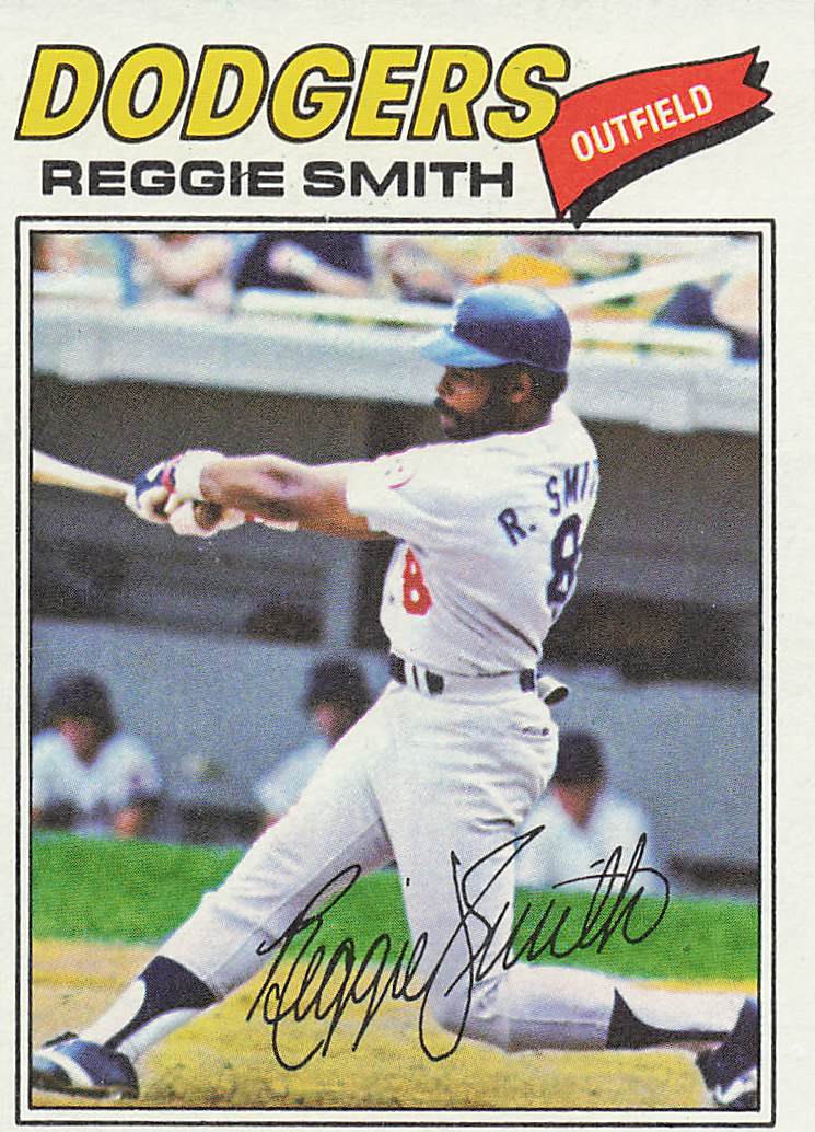 1977 Topps Baseball Reggie Smith #345