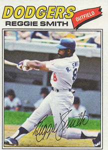 1977 Topps Baseball Reggie Smith #345