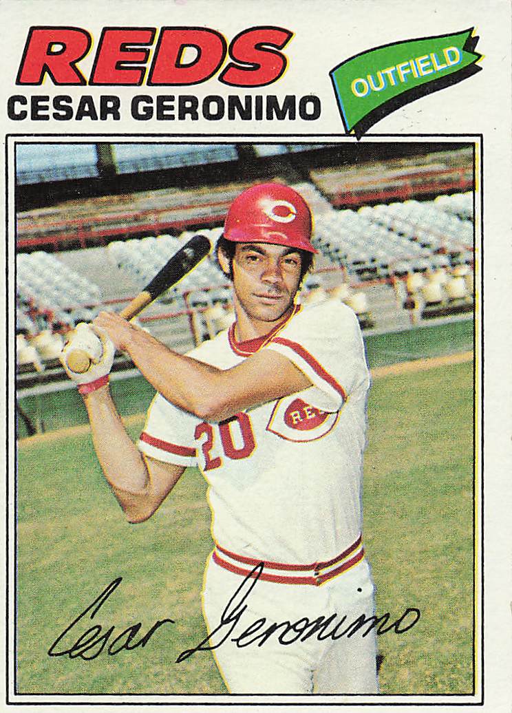 1977 Topps Baseball Cesar Geronimo #535
