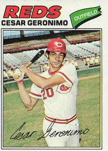 1977 Topps Baseball Cesar Geronimo #535