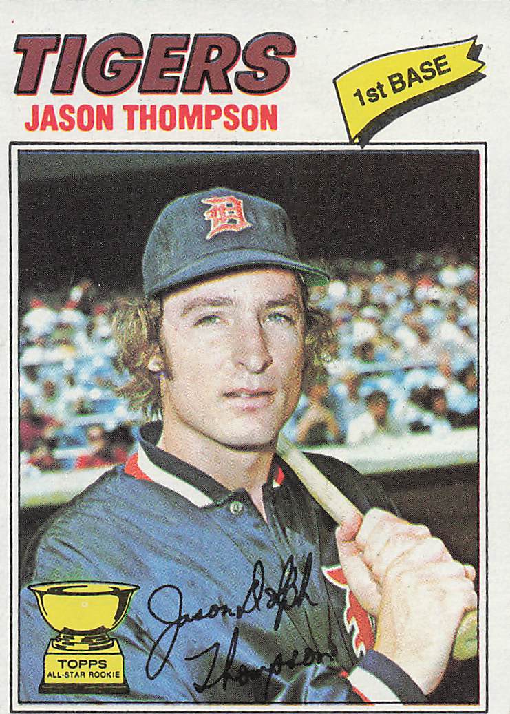 1977 Topps Baseball Jason Thompson #291 Rookie