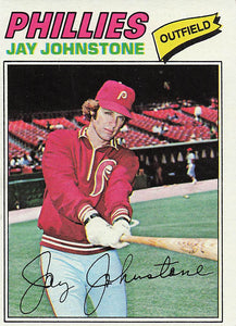 1977 Topps Baseball Jay Johnstone #415