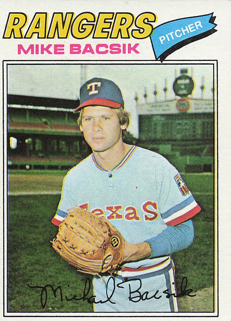 1977 Topps Baseball Mike Bacsik #103 Rookie