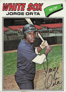 1977 Topps Baseball Jorge Orta #109