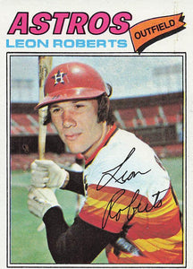 1977 Topps Baseball Leon Roberts #456