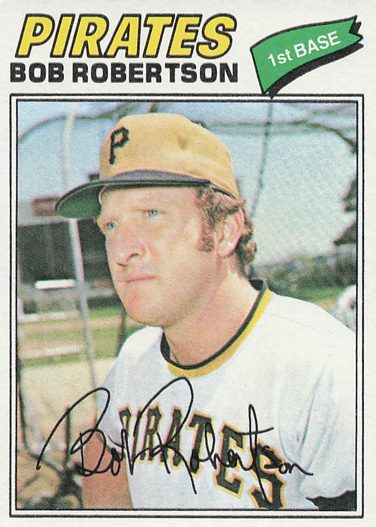 1977 Topps Baseball Bob Robertson #176