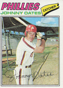 1977 Topps Baseball Johnny Oates #619