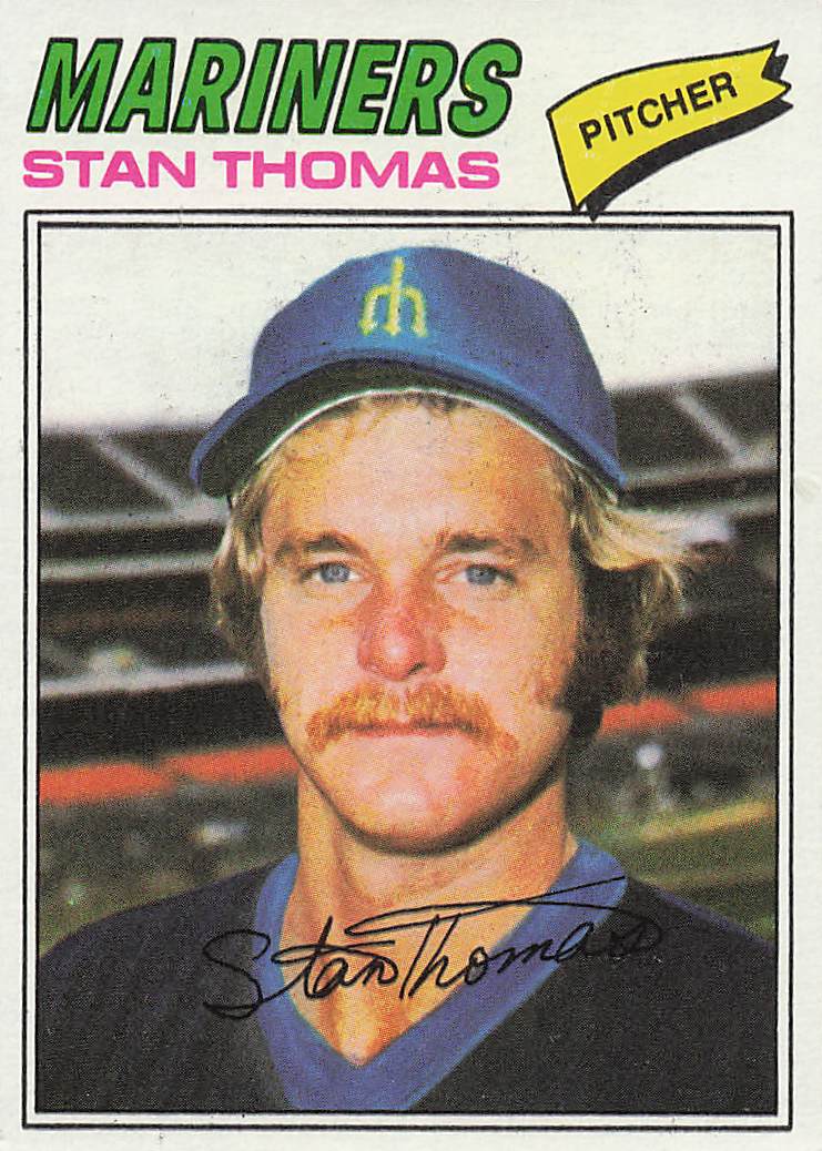 1977 Topps Baseball Stan Thomas #353