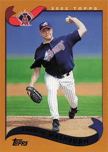 2002 Topps Baseball Jarrod Washburn #382