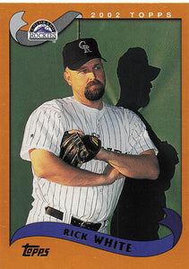 2002 Topps Baseball Rick White #383