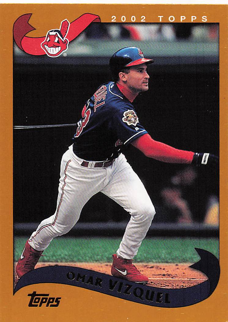 2002 Topps Baseball Omar Vizquel #395