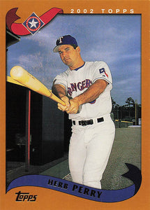 2002 Topps Baseball Herb Perry #417