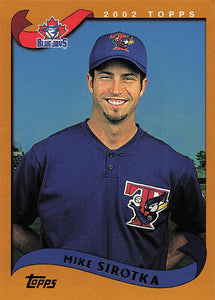 2002 Topps Baseball Mike Sirotka #418