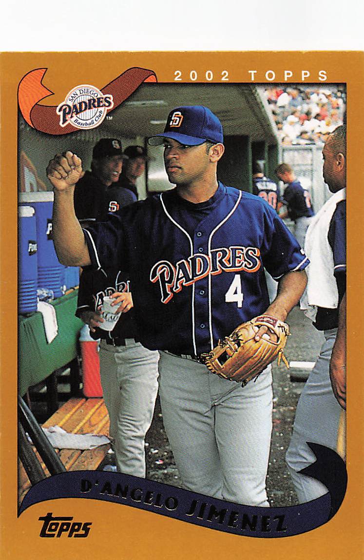 2002 Topps Baseball D'Angelo Jimenez #428
