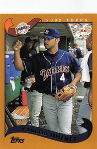 2002 Topps Baseball D'Angelo Jimenez #428