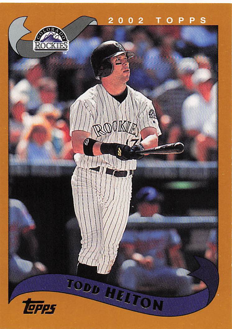 2002 Topps Baseball Todd Helton #450