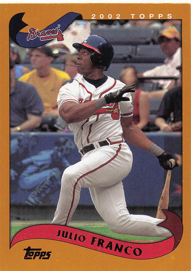 2002 Topps Baseball Julio Franco #424