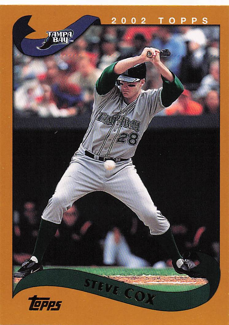 2002 Topps Baseball Steve Cox #592