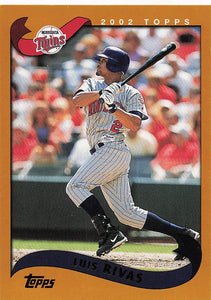 2002 Topps Baseball Luis Rivas #596