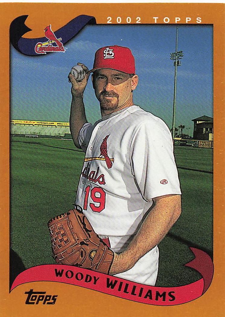 2002 Topps Baseball Woody Williams #606