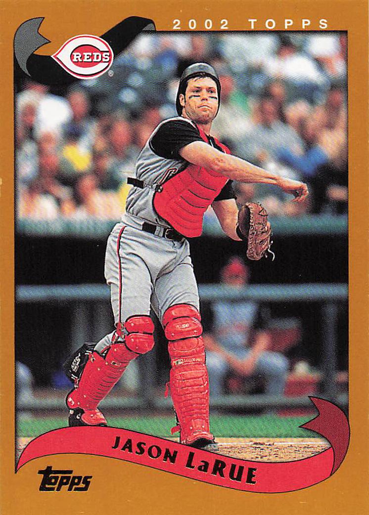 2002 Topps Baseball Jason LaRue #607