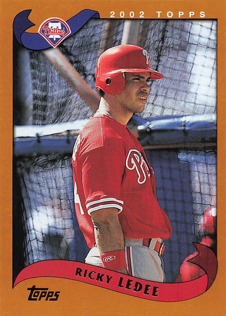 2002 Topps Baseball Ricky Ledee #594